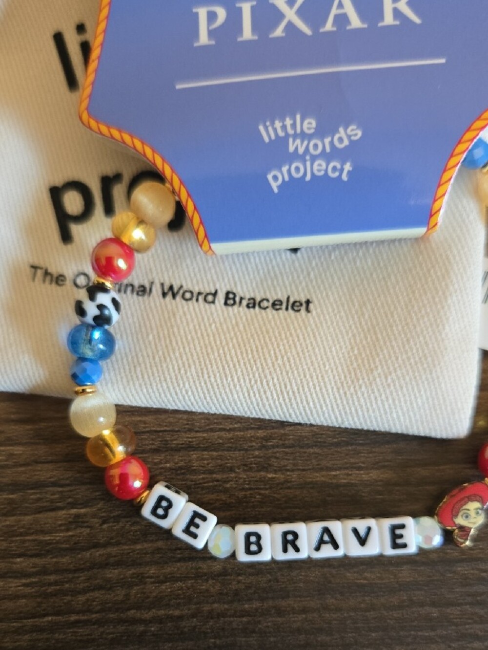Little Words Project BE BRAVE Jessie - Toy Story Bracelet Sz M/L - Picture 3 of 4